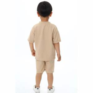 Ensemble T-shirt et short d'été 2026 pour enfants, vêtements d'été personnalisés pour garçons, survêtement en coton pour enfants, tenue de sport d'été - Product Image 6