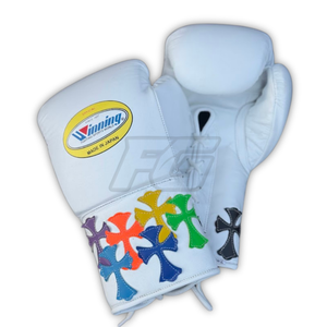 Guantes de Boxeo Profesionales de Primera Calidad, de Cuero Genuino, con Cierre de Gancho y Cordones, Elásticos, de Secado Rápido, Transpirables, para Entrenamiento - Product Image 6