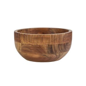 Juego de Tazones Redondos de Cocina de Diferentes Tamaños, Tazón de Ensalada de Madera de Acacia, Venta al por Mayor, Moderno, Artesanía en Madera para el Hogar, Exportaciones - Product Image 5