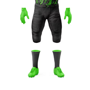 Ensembles d'uniformes de football américain personnalisés pour hommes - Respirants, anti-UV, 100% polyester, manches courtes, tailles personnalisées - Product Image 5