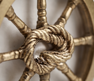 Nautical <b>Ship</b> <b>Wheel</b> Design Metal Napkin Holder Texture Casting Kitchen Dining Tableware Bulk Order - Product Image 2