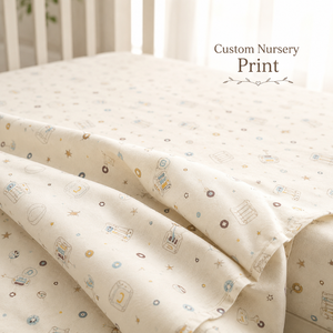 Wholesale Organic Cotton Fitted Crib Sheet | Soft Breathable Baby Mattress Cover Custom <b>Nursery</b> Bedding OEM Supply Premium Grade - Product Image 4