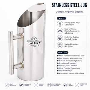 Wholesale Supplier 50oz Straight Stainless Steel Water Jug Durable Serving Pitcher for Hotel Restaurant Home Drinking Use - Product Image 3