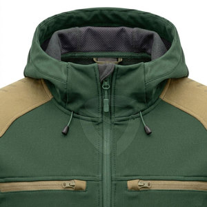 Veste d'hiver softshell pour homme, légère, résistante au vent, fermeture éclair intégrale, couche extérieure pour la randonnée, le trekking, les voyages et le quotidien - Product Image 4