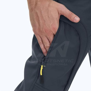Vêtements de randonnée confortables pour l'extérieur avec un design en tissu flexible, pantalon softshell pour l'aventure, pantalon softshell - Product Image 6