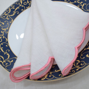 ผ้าเช็ดปากโต๊ะสี่เหลี่ยมขนาด 45x45 ซม. ทำจากผ้าลินินสีขาวล้วน 100% หรูหรา ทำมือ เป็นมิตรกับสิ่งแวดล้อม ปรับแต่งได้ เหมาะสำหรับตกแต่งบ้านและงานแต่งงาน - Product Image 6