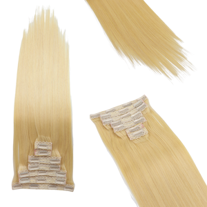 Super vente prix d'usine Combo Clip dans les extensions de cheveux 100% cheveux bruts humains vietnamiens - Product Image 1