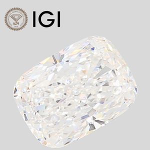 เพชรทรงคุชชั่น 1.00 กะรัต สี E VS1 เพชรเพาะเลี้ยงในห้องปฏิบัติการ รับรองโดย IGI สำหรับทำเครื่องประดับ - Product Image 1