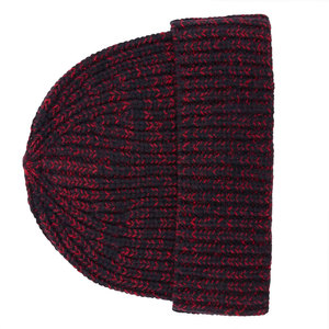 Bonnet unisexe en acrylique de couleur unie 56-58CM, bonnet d'hiver décontracté tricoté à la main pour adultes - Product Image 2