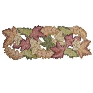 Set de table coloré motif feuille pour la décoration de table de salle à manger, restaurant, bar, mariage, avec plusieurs perles - Product Image 5