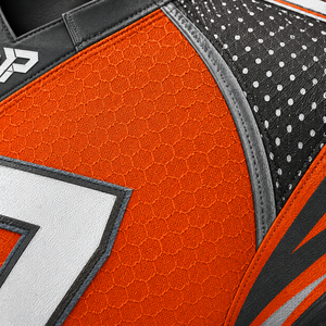 Uniforme de Fútbol Americano WARPRO Elite para Hombre, Jersey Sublimado con Cuello en V, Manga Corta, Ajustado, Absorbente de Humedad, para Toda Temporada - Product Image 6