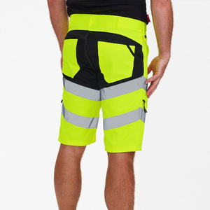 Men's Shorts <b>Cargo</b> Summer <b>Work</b> Shorts Multi Pockets in Durable Safety Workwear Comfortable Elastic Waistband Shorts for Men - Product Image 4