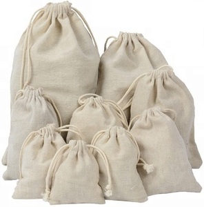 Bolsas de Algodón Orgánico al por Mayor con Cordón, Bolsas de Muselina, Bolsas de Algodón para Joyería, Bolsas de Algodón Antipolvo, Bolsas de Envío, Bolsas para Empacar Café y Té - Product Image 5