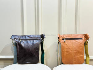 New Western Handmade Recycled Leather Waist Bag With Adjustable <b>Belt</b> Unique Vintage Stylish Fanny Pack Hip Adjustable Waist Bags - Product Image 5