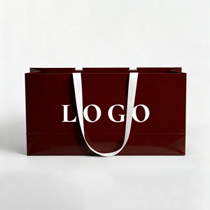 Bolsa de Papel Personalizada, Resistente, de Alta Calidad, con Película Brillante Engrosada, Impermeable y Reciclable para Tiendas de Ropa, Bolsas de Regalo con Asa y Logotipo - Product Image 6