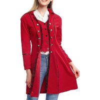 Corsé Gótico Steampunk para Mujer al por Mayor, Disfraz de Halloween, Chaqueta de Cola de Caballo Victoriana, OEM ODM