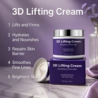 Crème Visage Anti-Âge 3D Lifting Probioderm Complex aux Peptides, Acide Hyaluronique et Cellules Souches Végétales Raffermissante et Lissante – Marque Privée OEM