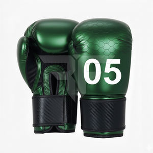 Guantes de Boxeo de Piel de Alto Rendimiento para Entrenamiento, con Logotipo Personalizado, Cierre de Gancho y Bucle, Antideslizantes y que Absorben la Humedad - Product Image 2