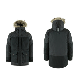 Professional Manufacturers' Winter Warm <b>Thick</b> <b>Fleece</b> Parka for Men Hooded <b>Jacket</b> with Long Cotton-Filled <b>Jacket</b> for Adults - Product Image 1