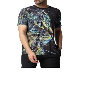 T-shirt de sublimation haute qualité, coupe ajustée, unisexe, design imprimé personnalisé, respirant, écologique, anti-boulochage, séchage rapide, manches courtes - Product Image 1