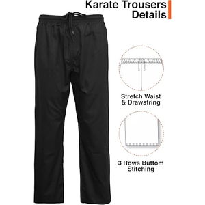 Pantalones de Kung Fu, Pantalones Tradicionales Chinos de Artes Marciales, Tai Chi Wushu, Pierna Ancha - Product Image 6