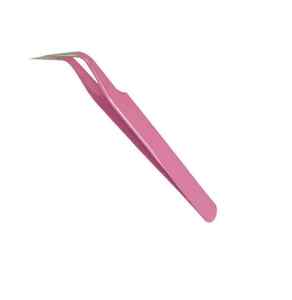 DANTRIC IMPLANTS Pink Precision <b>Eyelash</b> Tweezers Stainless Steel Sharp Point Smooth Tip Eco-Friendly Model DH-753 for <b>Eyelash</b> - Product Image 2