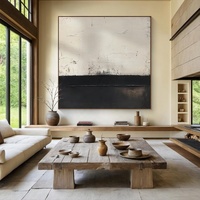 Peinture à l'huile personnalisée Wabi Sabi sur toile pour la décoration intérieure, œuvres d'art pour hôtels, peintures modernes et arts muraux, abstrait fait main