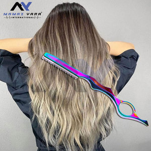 Fine-<b>Edge</b> Stainless Steel Thinning Razor Easy Grip Barber Style <b>Trimmer</b> Smooth Face Body Shaping Grooming Thinning Razors - Product Image 2