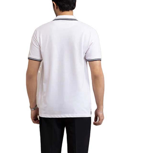 เสื้อโปโลผู้ชายลำลองทรงเข้ารูป ผ้าฝ้ายยืดหยุ่น ระบายอากาศได้ดี สกรีนโลโก้ได้ แฟชั่นฤดูร้อน คุณภาพสูง สไตล์อเมริกัน - Product Image 2