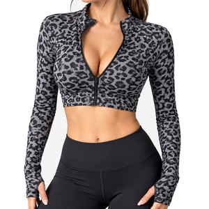 Top Deportivo Corto para Mujer, Transpirable, Cuello en V, Poliéster/Spandex, Servicio OEM al por Mayor, Alta Calidad, Venta Caliente Primavera/Verano - Product Image 1