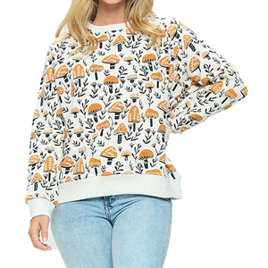 Sudadera sublimada para mujer, corte ajustado, último diseño de moda, talla grande, mejor diseño de fabricación, sudadera sublimada para mujer - Product Image 5