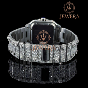 Best Quality Mossinate Stainless Steel <b>Watch</b> with Diamonds Gold and Silver Luxury Timepiece <b>for</b> Fashion Forward Individuals - Product Image 2