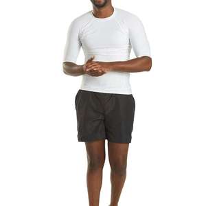 Mens Quick Dry Short Sleeve Rash Guard UPF 50+ <b>Compression</b> <b>Shirt</b> UV Protection Swim Top for Surfing MMA BJJ Athletic Gym Workout - Product Image 6