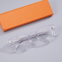 Montures de lunettes optiques unisexes de luxe en acétate, imprimé animalier, diamant, vente en gros, mode, lunettes tendance, nouveau style 2026