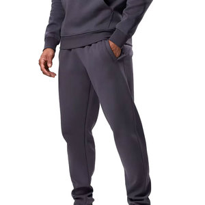 Gran oferta, nuevo estilo, chándales acampanados de algodón en blanco para hombre, chándales para correr, ropa de calle, Sudadera con capucha y joggers, conjunto de chándal para hombre - Product Image 3