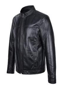 เสื้อแจ็คเก็ตหนังผู้ชายแบบทางการสำหรับฤดูหนาว น้ำหนักเบา ดีไซน์สั่งทำพิเศษ OEM คุณภาพสูง ระบายอากาศได้ดี สำหรับขายออนไลน์ - Product Image 4