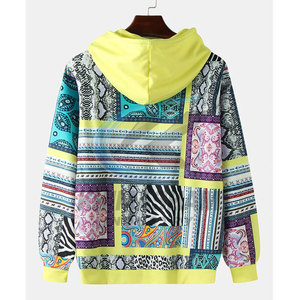 Sweat-shirts d'hiver en molleton mélangé de coton, unis, avec impression par sublimation personnalisée pour hommes, vêtements décontractés pour l'extérieur - Product Image 2