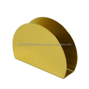 High Quality Handmade Gold <b>Napkin</b> <b>Holder</b> Wedding Hotel Table Top Elegant Design Gold Metal Custom <b>Napkin</b> <b>Holder</b> - Product Image 3