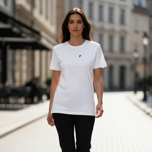 โรงงานผลิตเสื้อยืดพิมพ์ลายพัฟสำหรับผู้หญิง OEM รับผลิตเสื้อยืดโอเวอร์ไซส์ผ้าฝ้ายพิมพ์ลายโลโก้ 3 มิติ สตรีทแวร์คุณภาพสูง เสื้อผู้หญิงคุณภาพดี - Product Image 6