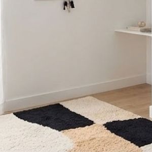 Hot Selling Modern Geometric Area <b>Rug</b> Rectangle Plush Wool Acrylic Tufted <b>Thick</b> Pile Rubber Backing Living Room Use - Product Image 6