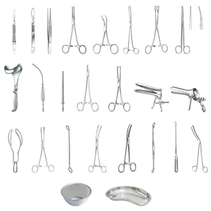 Ensemble chirurgical majeur, ensemble d'instruments chirurgicaux généraux professionnels avec acier inoxydable de haute précision, réutilisable, autoclavable - Product Image 1