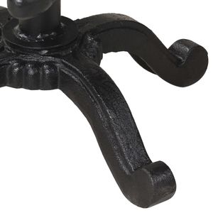 Taburete de Bar Ajustable de Hierro Fundido Negro Retro para Barra de Bar - Product Image 6