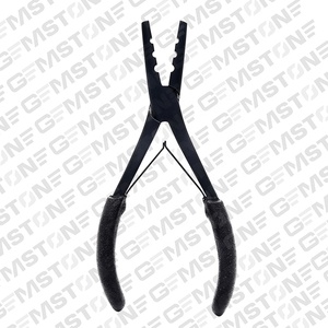 ชุดเครื่องมือต่อผมมัลติฟังก์ชั่นสีดำด้านสแตนเลสคีมปิดสำหรับการต่อผมเคราตินวงแหวนไมโครลูกปัด - Product Image 2