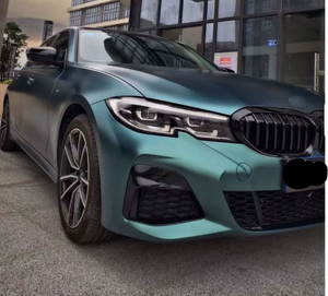 PVC Matte Electro Optic Metallic Dark Green <b>Car</b> Body Color Wrapping Sticker Vinyl Wrap <b>Decorative</b> Material Film <b>Car</b> Tint Film - Product Image 3