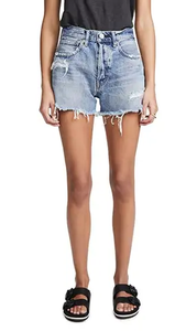 Shorts de mezclilla casuales de verano de cintura alta para mujer, estilo premium, a la moda, rasgados, de gran venta - Product Image 6