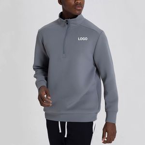 Sudadera Deportiva Personalizada con Logotipo para Hombre, Transpirable, de Manga Larga, con Cierre de 1/4, para Golf, Gimnasio, Venta al Por Mayor - Product Image 3