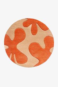Luxury Floral Custom <b>Round</b> Designed & Size 100% Wool Hand Tufted Floor <b>Carpets</b>/Handmade <b>Carpet</b> From INDIAN TEXTILES H/L - Product Image 6