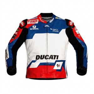 Johan Zarco Rucati Pro MotoCP Protective Motorbike Riding Gear Armor <b>Biker</b> Apparel Coat for Heavy Duty With Hump <b>Jacket</b>/Chaqueta - Product Image 1