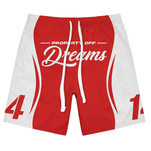 กางเกงขาสั้นวินด์เบรกเกอร์โพลีเอสเตอร์น้ำหนักเบา 115 GSM สีดำ ดีไซน์แผงสีน้ำเงิน ระบายความชื้นได้ดี พิมพ์ลายโลโก้ตามสั่ง กางเกงขาสั้นผู้ชาย - Product Image 5