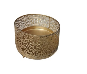 Vente chaude Plateau Carré En Acier Inoxydable Et En Aluminium Plaqué Or pour Servir Des Fruits Aliments Mariages Dans Une Utilisation De Cuisine De Style Arabe - Product Image 1